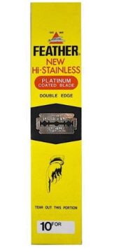 Feather Double Sided Razor Blades Pack of 100