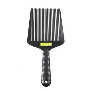 Flat Top Leveller Barbering Comb Black