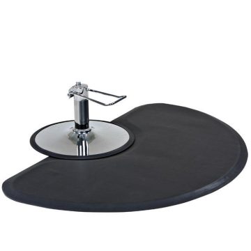 Furia Anti Fatigue Mat Semi Circle Black