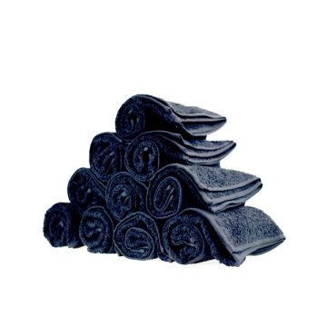 Bleach & Chemical Resistant Black Towels 10Pk